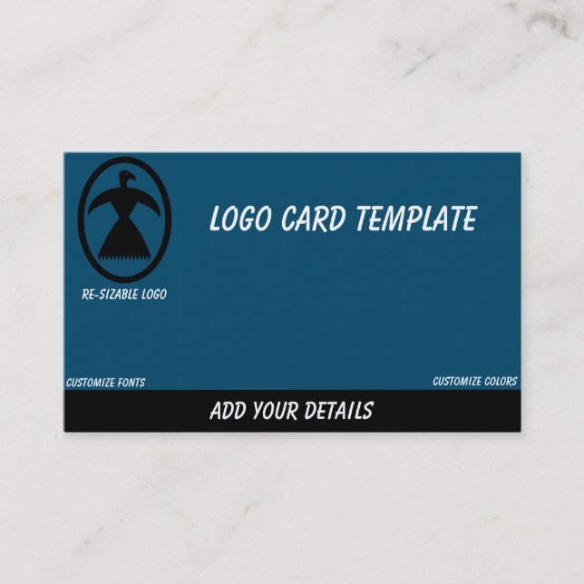 Prehistoriska djur Phoenix Bird Visitkort (Framsida)