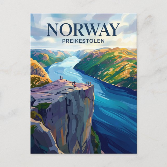 Preikestolen Norge Vykort (Framsida)