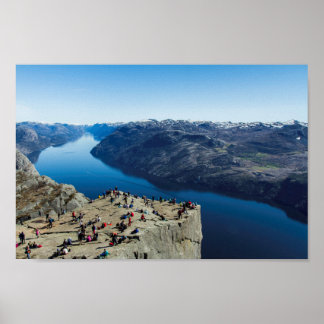 Preikestolen (Pulpit Sten) Norge Poster