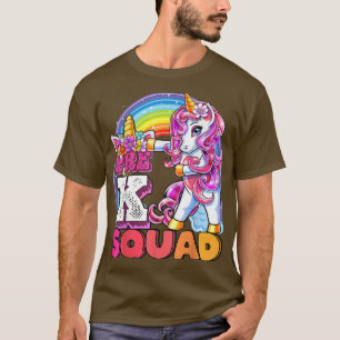 PreK Squad Flossing Unicorn Back to school Girls G T Shirt