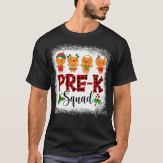 Prek Squad Kindergarten Crew Julbringerbröd T Shirt