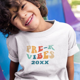 Prek vibes back to school retro t shirt