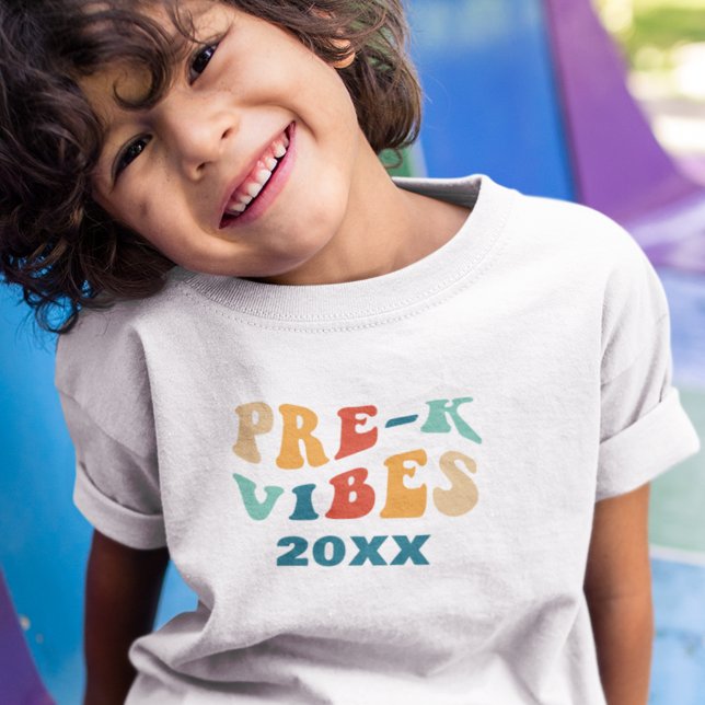 Prek vibes back to school retro t shirt (Skapare uppladdad)