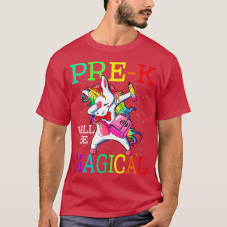 PreK Will Be Magical Unicorn Back To School T Shirt