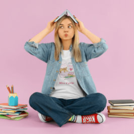 PreKindergarten Preppy Rosa Dot Notebook Coffee T Shirt