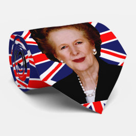 Premiärminister Margaret Thatcher och brittisk Fla Slips