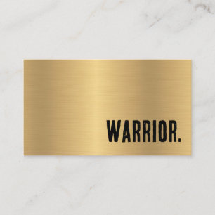 Premier Faux Guld Martial Arts Visitkort