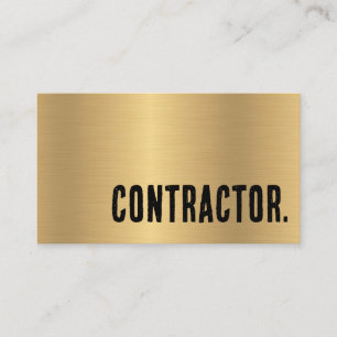 Premier Faux Guld Metallic ConER Visitkort