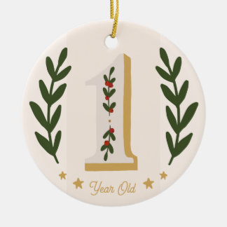 Premier Noël 1 och Julgransprydnad Keramik