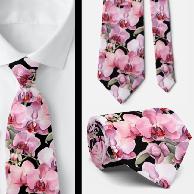 Premier Rosa Orchid Forme Neck Tie Slips (Skapare uppladdad)