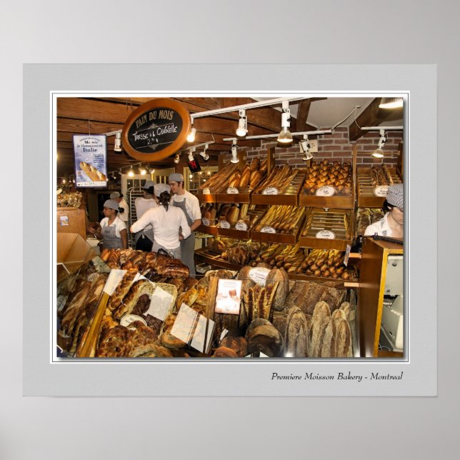 Premiere Moisson Bakery - Montreal Poster (Framsidan)