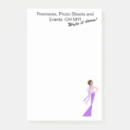Premieres, Foto Shoots & Events! DIVA Post-it Block
