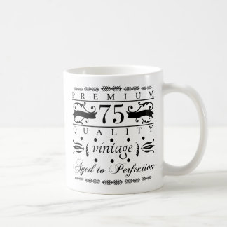 Premium 75:e födelsedag kaffemugg