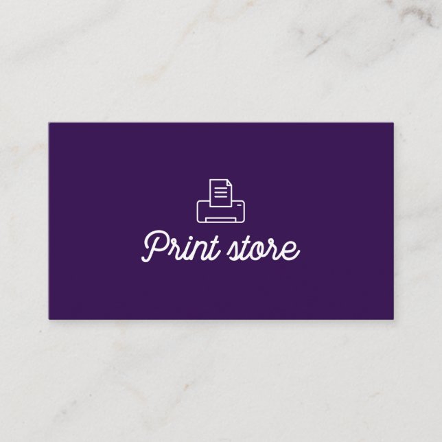 Premium-Affärskort Visitkort (Framsida)