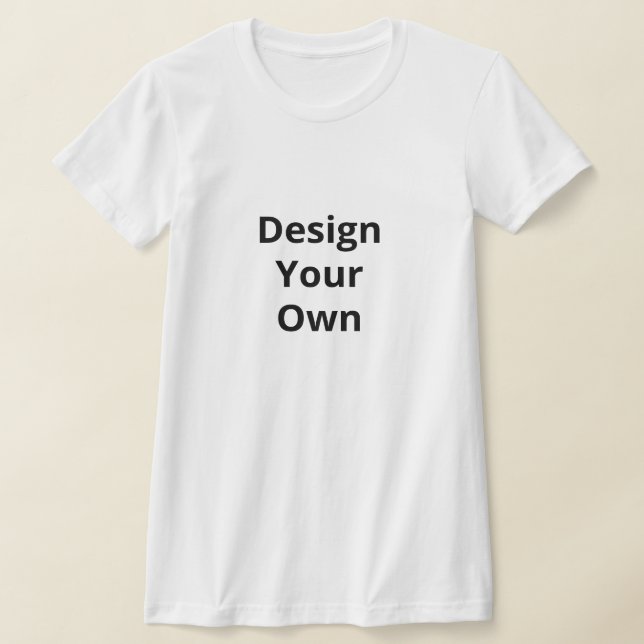 Premium Anpassningsbar T-Shirts 100 % bomull (Laydown)