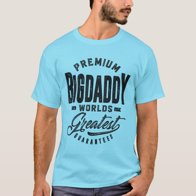 Premium Big Pappa-presenter T Shirt (Framsida)