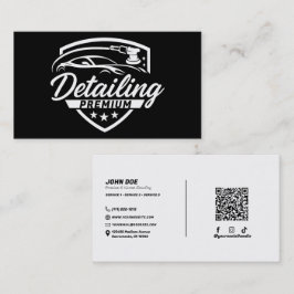 Premium Billackering Kaross Karossdetaljer Modern Visitkort
