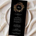 Premium Black Guld Vapensköld Classic Elegant bröl Meny<br><div class="desc">traditionell Monogram Vapensköld Classic Elegant bröllop ______________________________ ***Denna utformning ingår i en samling*** Upplev den tidlösa elegansen med min traditionella utandningsklass och Elegant bröllop-samling i Monogram. Den här samlingen har personlig-monogrammade konstruktioner med en svårvävt utandning och ram, som kapslar in kärnan i ett klassiskt, minnesvärt bröllop. Njut av firande i...</div>