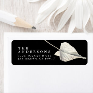 Premium Black Onyx Pampas Grass Tropical Adress Returadress Etikett