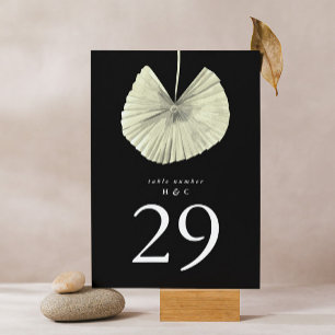 Premium Black Onyx Pampas Grass Tropical Bordsnummer