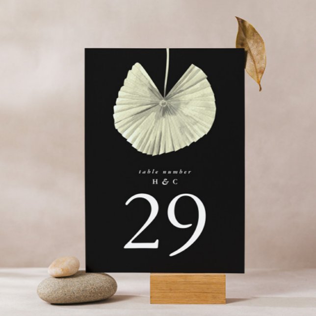 Premium Black Onyx Pampas Grass Tropical Bordsnummer (Skapare uppladdad)