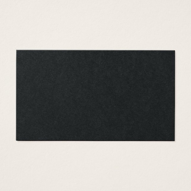 Premium Black Profile Card Visitkort (Framsidan)