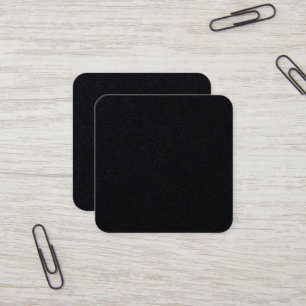 Premium Black Square, Affärskort Fyrkantigt Visitkort