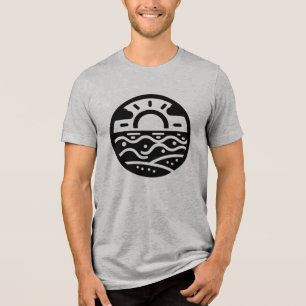 Premium bomullslös vardags-T-shirt T Shirt