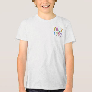 Premium Boys White T-Shirt Anpassningsbar Company