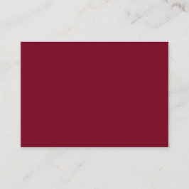 Premium bränd maroon 3,5 x 2,5 kortsformat visitkort