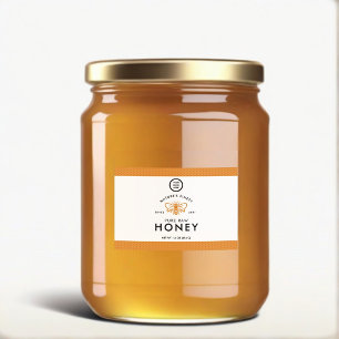 Premium Branding Anpassade Design Honung Burk Mat Etiketter