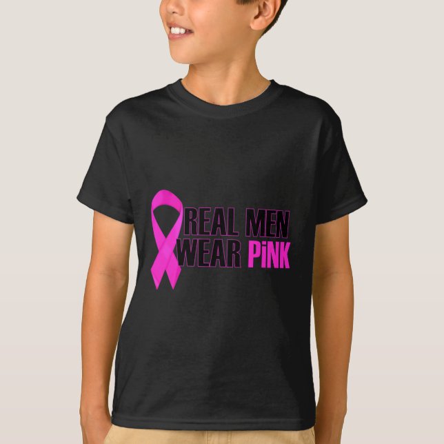 Premium Breast Cancer Awareness Real Manar Bära Ro T Shirt (Framsida)