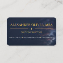 Premium Business Blue och Gold Executive
