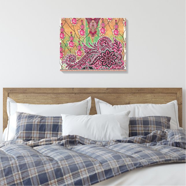 Premium Canvas | Lindat | Modern | Livfull konst (Insitu (sovrum))