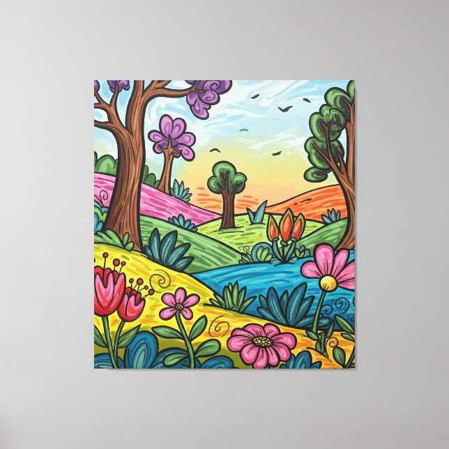 Premium Canvasduk Anpassad (101,6 cm x 112,5 cm) (Framsida)