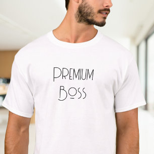 Premium Chef Exklusiv Billionaire-teckensnitt T Shirt