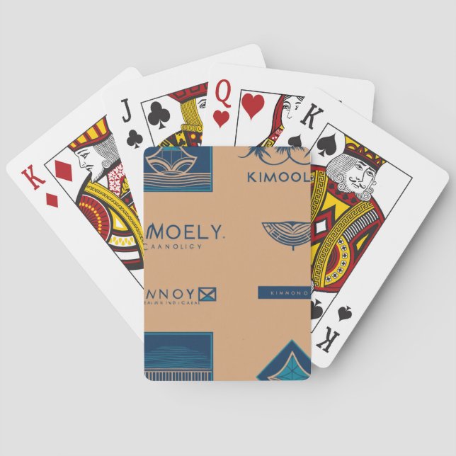 "Premium Classic-dekaler för spelkort" Casinokort (Baksidan)