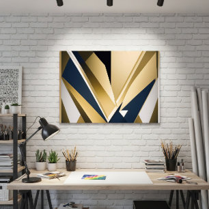 Premium Corporate Geometri Poster