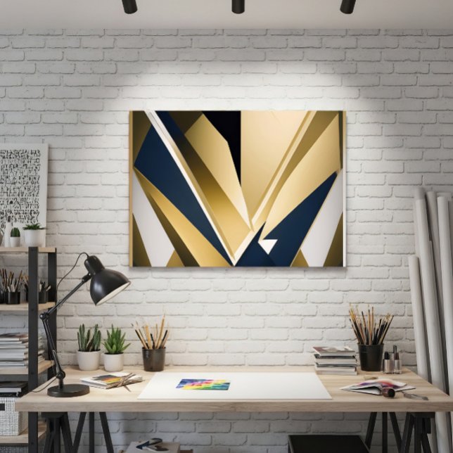 Premium Corporate Geometri Poster (Skapare uppladdad)