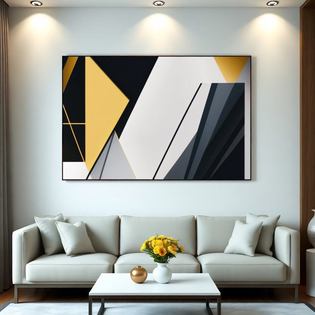 Premium Diagonal Geometry Poster (Skapare uppladdad)