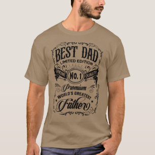 Premium Far för bästa Pappa Begränsada utgåva T Shirt