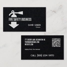 Premium Fire Safety Anpassningsbar QR Visitkort