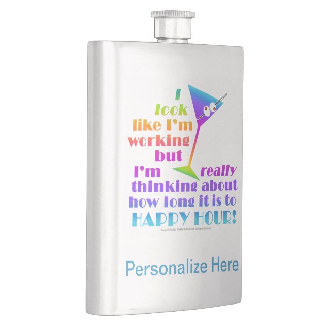 Premium FLASK - Hur lång tid tar det till Glad Stu Fickplunta (Höger)