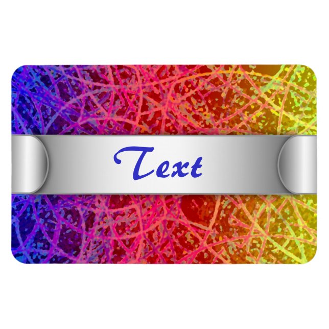 Premium Flexi Magnet Informel Art-Abstrakt (Horisontell)