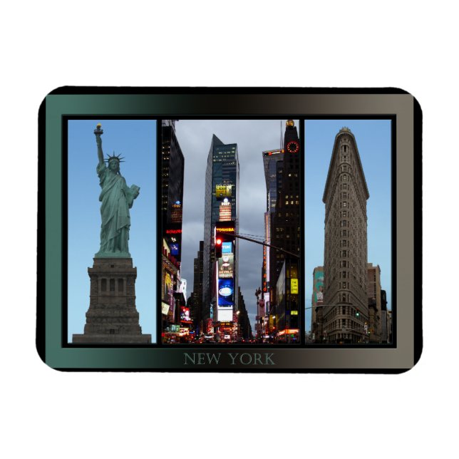 Premium Flexi New York Magnet NY City Souvenir (Horisontell)