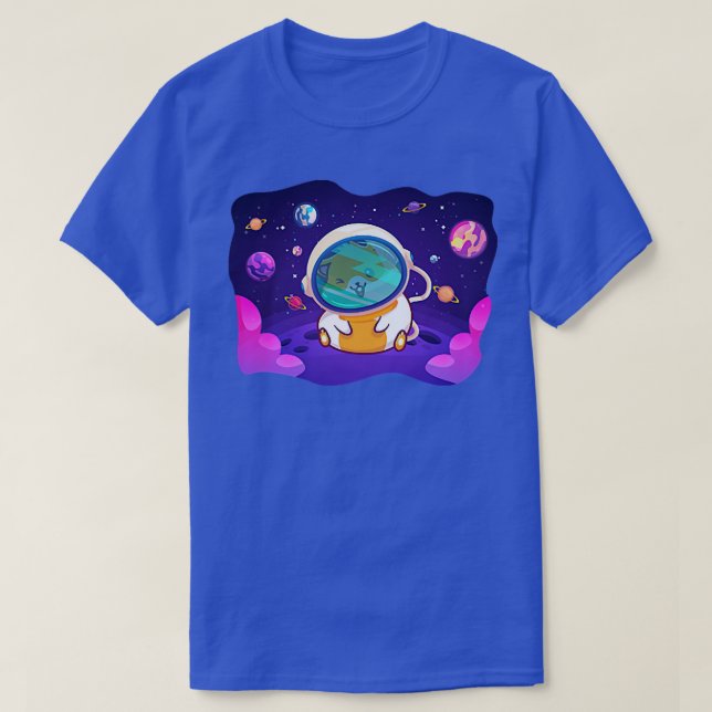 Premium för ägare av Space Planets Science hamster T Shirt (Design framsida)