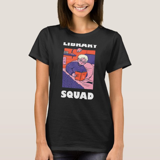 Premium för bibliotek-kvadrat 1 t shirt (Framsida)