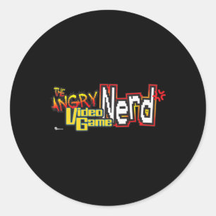 Premium för biografspelsspel i Arg Nerd-Logotyp Runt Klistermärke