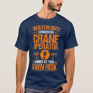 Premium för egen riskkranningsoperatör t shirt