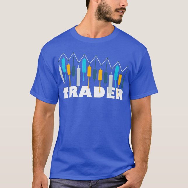 Premium för handelsmäklare för Forex Candlestick T Shirt (Framsida)